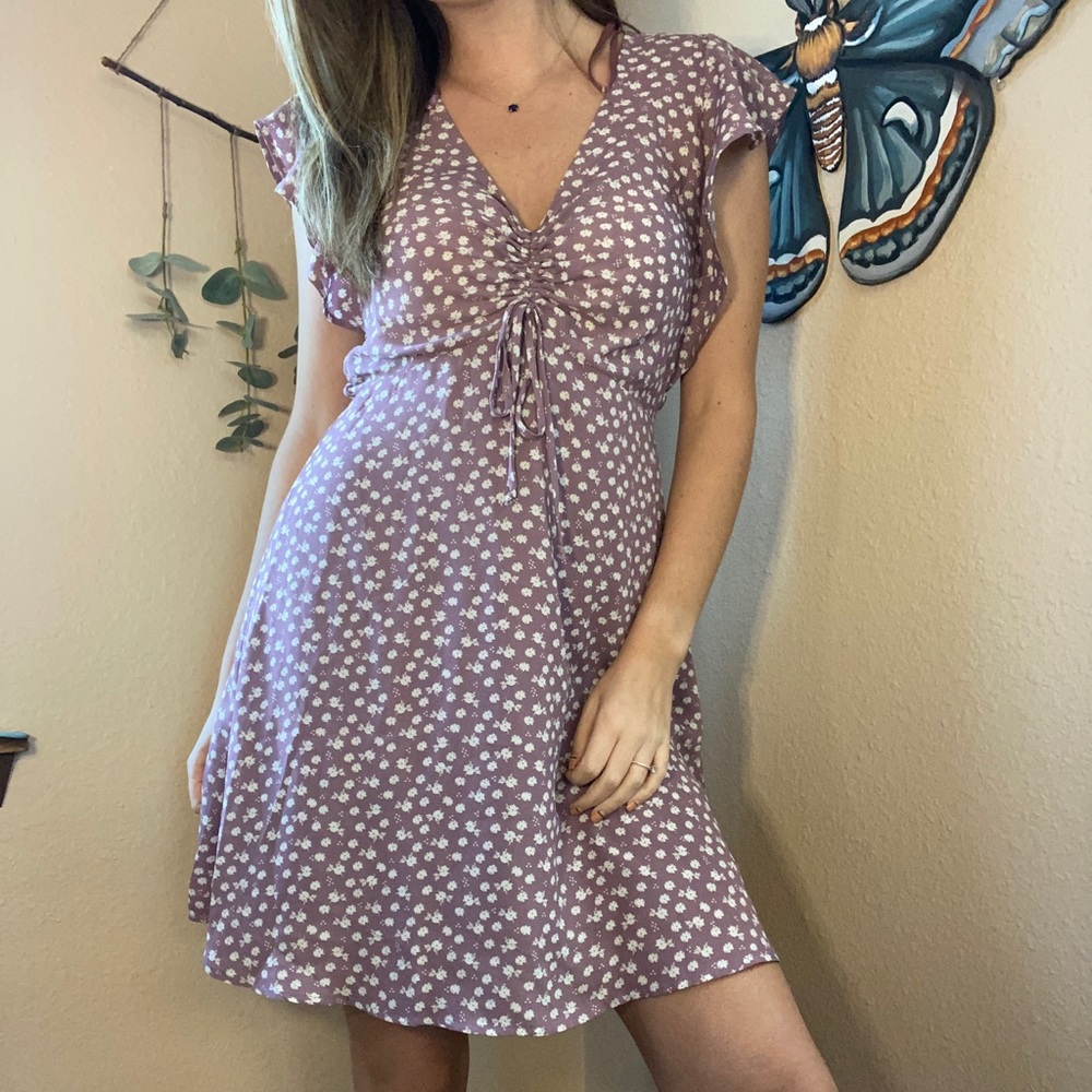 Floral Mauve dress